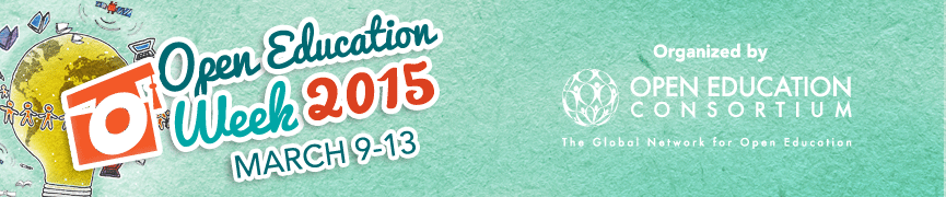 Open Education Week 2015 is coming up!