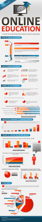 Surprising Facts About Online Education (infographics)
