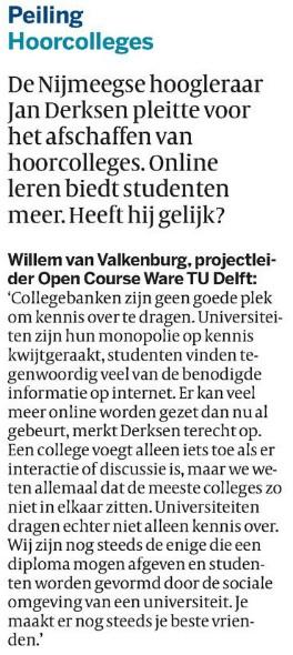 Screenshot Volkskrant