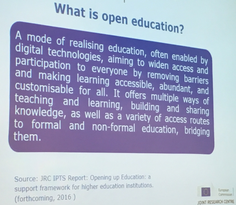 #OEGlobal Ten Dimensions of Open Education